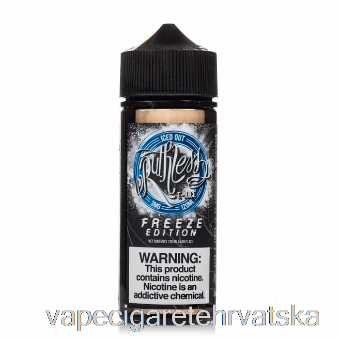 Vape Cigarete Iced Out - Freeze Edition - Nemilosrdna Para - 120ml 6mg